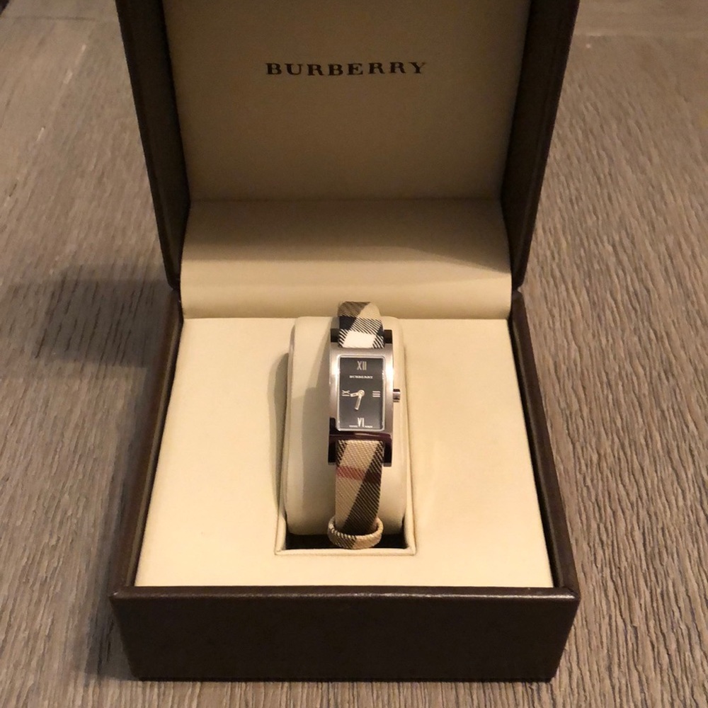 Authentic Burberry Check Band Women’s Watch